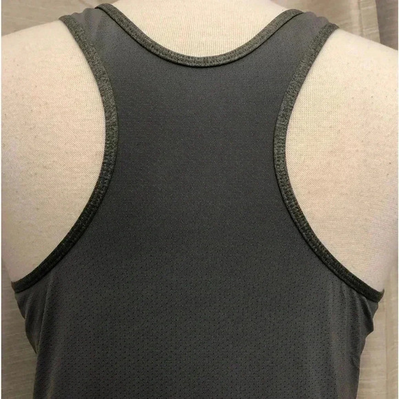 NIKE Dry-Fit Racerback Tank Top with Hot Pink Nike Logo - Picture 5 of 6